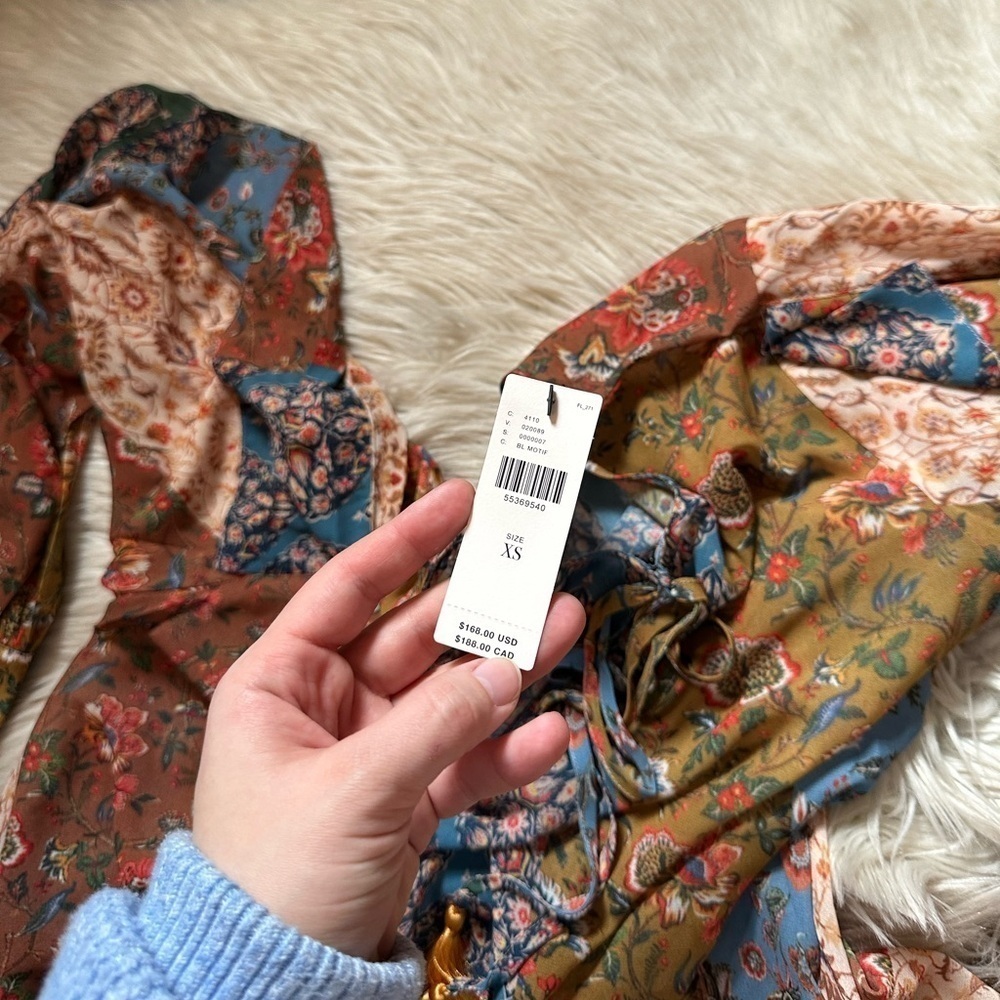 ANTHROPOLOGIE Sachin + Babi IIiana Ruffle Blouse - Picture 8 of 8
